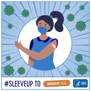 CDC Graphic on Getting Flu shot