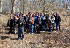 Outdoor group photo of attendees 