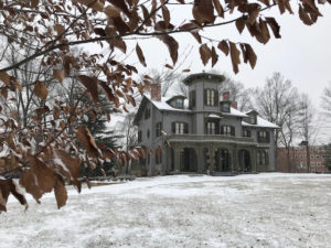 Acorn Hall in winter