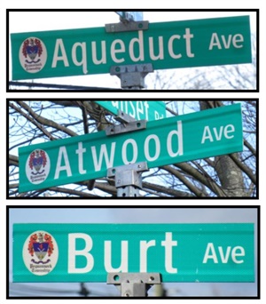 Trio of new signs for Pequannock's Old Kings Road